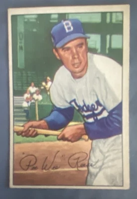 1952 Bowman Pee Wee Reese No8 - Изображение 1 из 2