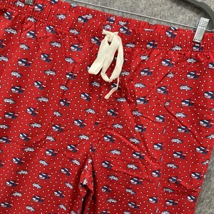 Vineyard Vines Christmas Pajama Lounge Pants Mens XL Red Ski Whale Woven - Picture 1 of 10