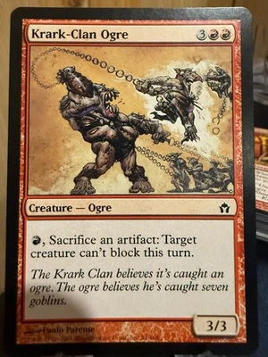 MTG Magic the Gathering Fifth Dawn Krark-Clan Ogre - Image 1 of 2