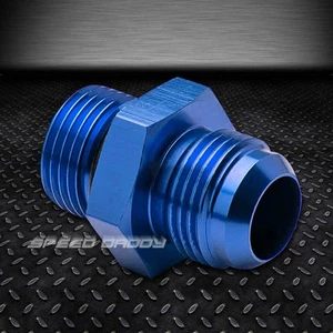 10AN AN10 7/8-14 UNF OIL/FUEL LINE HOSE MALE/FEMALE UNION FITTING ADAPTOR BLUE - Picture 1 of 1