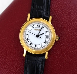 Gucci Ladies Quartz Watch 7200L Round 26mm WORKS - Picture 1 of 10