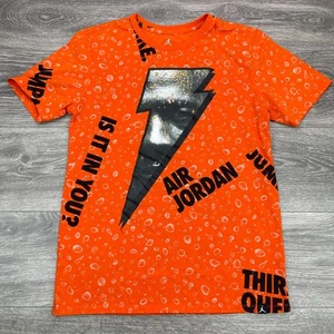 Camisa Jordan Para Hombre Mediana Naranja Gatorade Estampado Completo Jumpman Y2K Baloncesto - Imagen 1 de 11