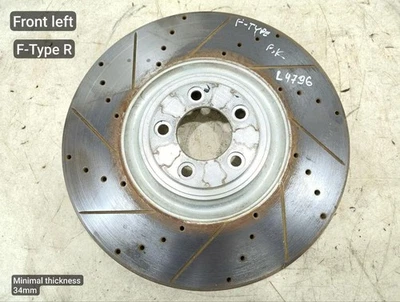 Brake Disc Jaguar F-TYPE Coupe 2016 Left Front 63120026L Foto 1 de 4