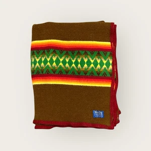 Vintage RARE Pendleton Beaver State Wool Blanket Woolen Mills Robes Shawls Aztec - Picture 1 of 8