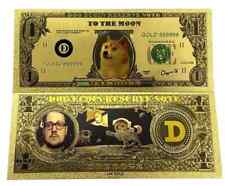 Gold Plated Dogecoin Banknote from the Bank of Doge! 