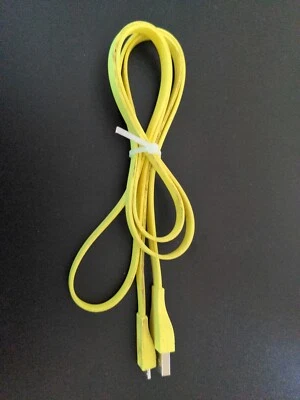 4 ft. Micro USB Cable Yellow Flat - Image 1 of 2