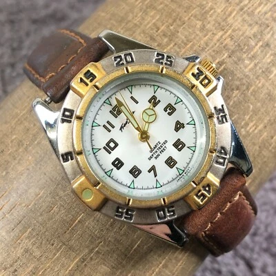 Reloj Cuarzo Vintage Freestyle Mujer SP377 Cuero Marrón Redondo 29mm 6 1/2" Foto 1 de 4