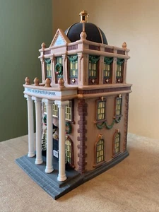 Department 56, Christmas In The City Series, "First Metropolitan Bank" - Picture 1 of 6