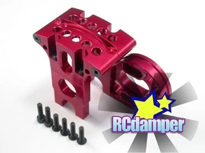 GPM ALUMINUM CENTER GEAR BOX MOTOR MOUNT RED AXIAL 1/10 EXO TERRA BUGGY ALLOY - Picture 1 of 1