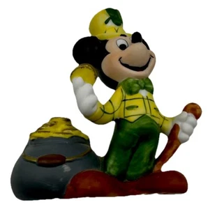 Disney Mickey Mouse Kobold Keramik Figur mit Goldtopf Schmid Sammlerstück - Bild 1 von 6