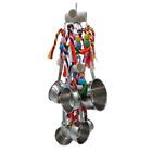 Stainless Steel Stainless Steel Pot Skewers Pots and Multicolored Ring Toys