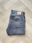 Levis 501 Distressed Cut Off Denim Jeans | Grey | Size W29" L26"