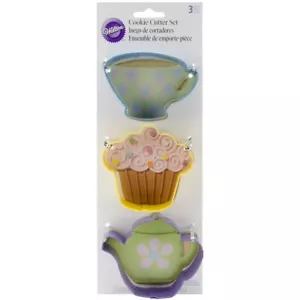 3X Stampino formina WILTON matrimonio stampo biscotti Muffin tazzina cake design - Foto 1 di 2