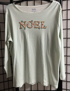 Neu Croft & Barrow klassisches T-Shirt NOEL Urlaubsshirt Übergröße 2X - Bild 1 von 6
