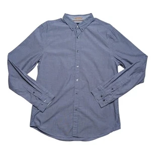 Denim & Flower Ricky Singh Slim Fit Hemd blau Knopfleiste Gr. L Baumwolle gebraucht - Bild 1 von 12