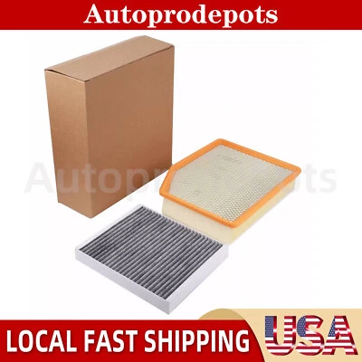 Cabin & Engine Air Filter Fits For 2019-2023 Chevrolet Chevy GMC CF185 A3244C - Image 1 of 4
