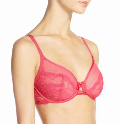 Sujetador con aros Chantelle Idole 1731 Rapsberry nuevo con etiquetas $84 Foto 1 de 4