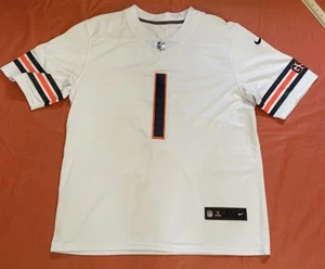 Nike NFL Chicago Bears Justin Fields #1 White Jersey Men’s Extra Large - Picture 1 of 10
