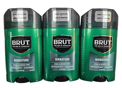 Antitranspirante y desodorante BRUT FIRMA aroma SÓLIDO 2,7 oz (paquete de 3) Foto 1 de 2