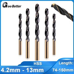 4.2-13mm HSS Twist Drill Bit For Drilling Wood Metal Stainless Steel Hard Steels - Picture 1 of 35
