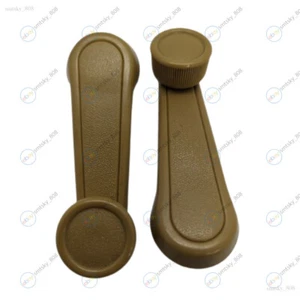 Toyota Hilux Pickup DLX SR5 22R 4x4 1978-83 Cream Window Crank Handle Pair - Picture 1 of 7
