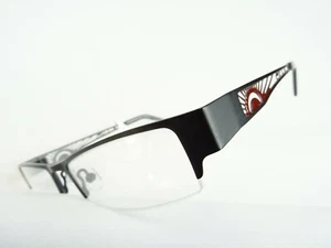 Tim Dilsen Damenbrille Brillengestell schwarz schmal Designbügel leicht Gr. M - Picture 1 of 7
