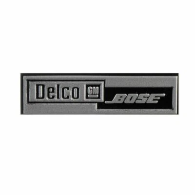 Chevrolet Corvette GM Delco Bose 1984-1989 C4 emblema de rejilla de altavoz Foto 1 de 2