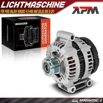 Alternateur Générateur 150A 12V Pour Ford Mondeo IV BA7 Galaxy Volvo S80 II 124 - Photo 1/4