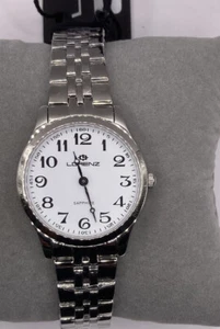OROLOGIO LORENZ UOMO QUARZO ACCIAIO VETRO ZAFFIRO QUARZO NUOVO SCATOLA GARANZIA - Foto 1 di 12