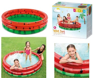 Intex Planschbecken Wassermelone 168 cm - Babypool Kinderpool Pool Watermelon - Bild 1 von 4