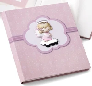 Photo Album Thilia Argenti Little Girl Angel Pink 30 Pages 20 x 25 - Picture 1 of 2
