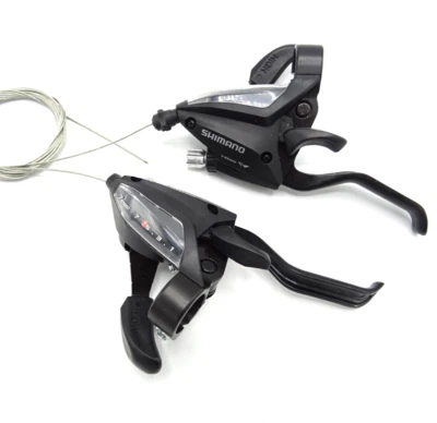 Shimano ST-EF500 7 x 3 Speed EZ Fire Shifter Lever Set Hybrid MTB Bike SH435-S10 - Image 1 of 4