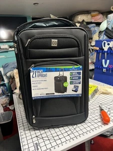 Equipaje de mano vertical Protege 21" Regency de 2 ruedas, negro - Imagen 1 de 4