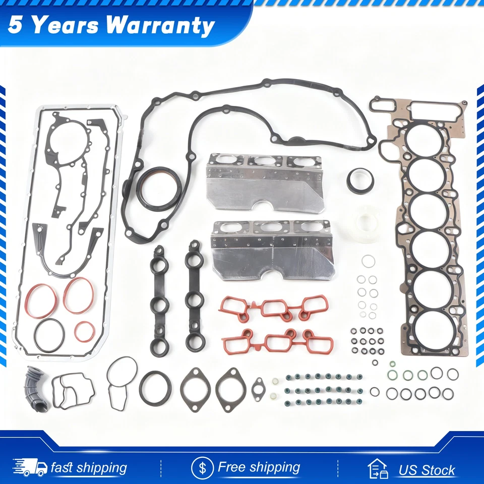 Cylinder Head Gasket Seal Kit for 3.0L BMW 330Ci 330i X5 330xi 530i X3 Z4 Z3 M54 - Image 1 of 4