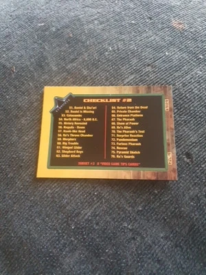 ❄️ Stargate Movie 1994 Collect A Card #100 Checklist 2 - Image 1 of 2