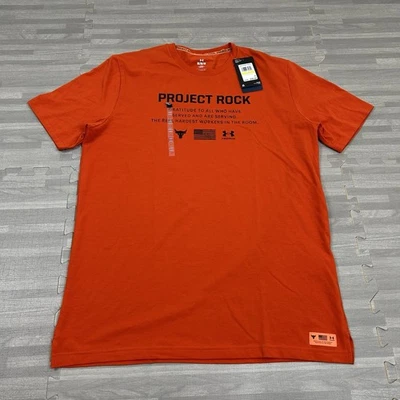 Under Armour Project рок ветеранов день SS футболка мужская средний 1381010 оранжевый $60 - Изображение 1 из 4