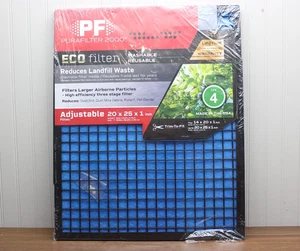 PURAFILTER 14"x20"x1" to 20" x 25" x 1 Adjustable ECO Washable Air Filter FPR4 - Picture 1 of 9