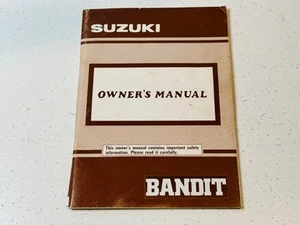 Original Suzuki Owners Manual Operator Rider Handbook 1991 Bandit 400 GSF400 GSF - Picture 1 of 7
