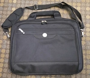 Dell 17 Inch Deluxe Laptop Computer Carrying Case Bag Black, Great Condition! - Picture 1 of 8