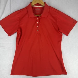 Kathmandu Polo Shirt Womens Size 12 Red Short Sleeve Outdoors Travel Hiking - Picture 1 of 5