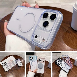 For iPhone 17 Pro Max 17Air 16 15 14 13 Mag Safe Transparent Shockproof SlimCase - Picture 1 of 12