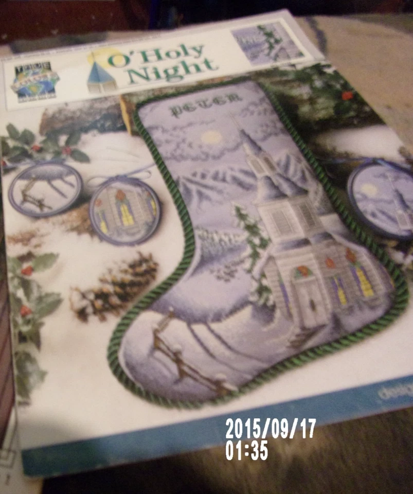 True Colors International Cross Stitch Pattern Leaflets - O'HOLY NIGHT - Image 1 of 1