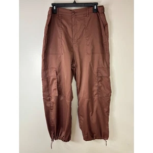 Celebrity Pink XXL Cargo Pants Drawstring Waist Pockets Brown Trendy - Picture 1 of 8