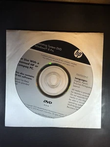 HP Operating System DVD Windows 8 Professional 64-bit - Picture 1 of 2