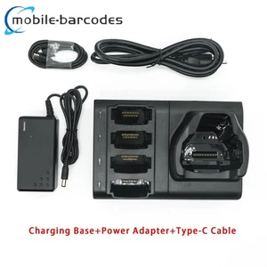 EUR 4-Slot Battery Charging Cradle Base Kit For Zebra MC9300 MC930B MC930P MC930 - Zdjęcie 1 z 9
