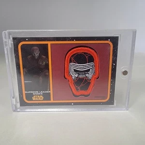 2019 Topps Star Wars Journey to Rise of Skywalker Orange Patch Snoke #31/50 - Picture 1 of 4