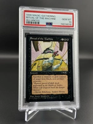 Ritual of the Machine Alliances MTG Magic The Gathering GEM PSA 10 *RARE* - Image 1 of 2