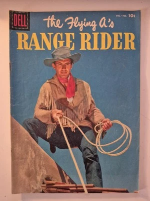 The Flying A's Range Rider #16 - Dell Comics 1956 Foto 1 de 2
