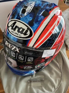 Arai Casco Cara Completa RX-7X Corsair-X RX-7V OGURA NUEVO - Imagen 1 de 11