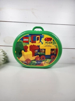 1996 Vintage LEGO Duplo 2346 Conjunto de Mala Oval de Trem NOVO LACRADO - Estojo Lego - Imagem 1 de 4